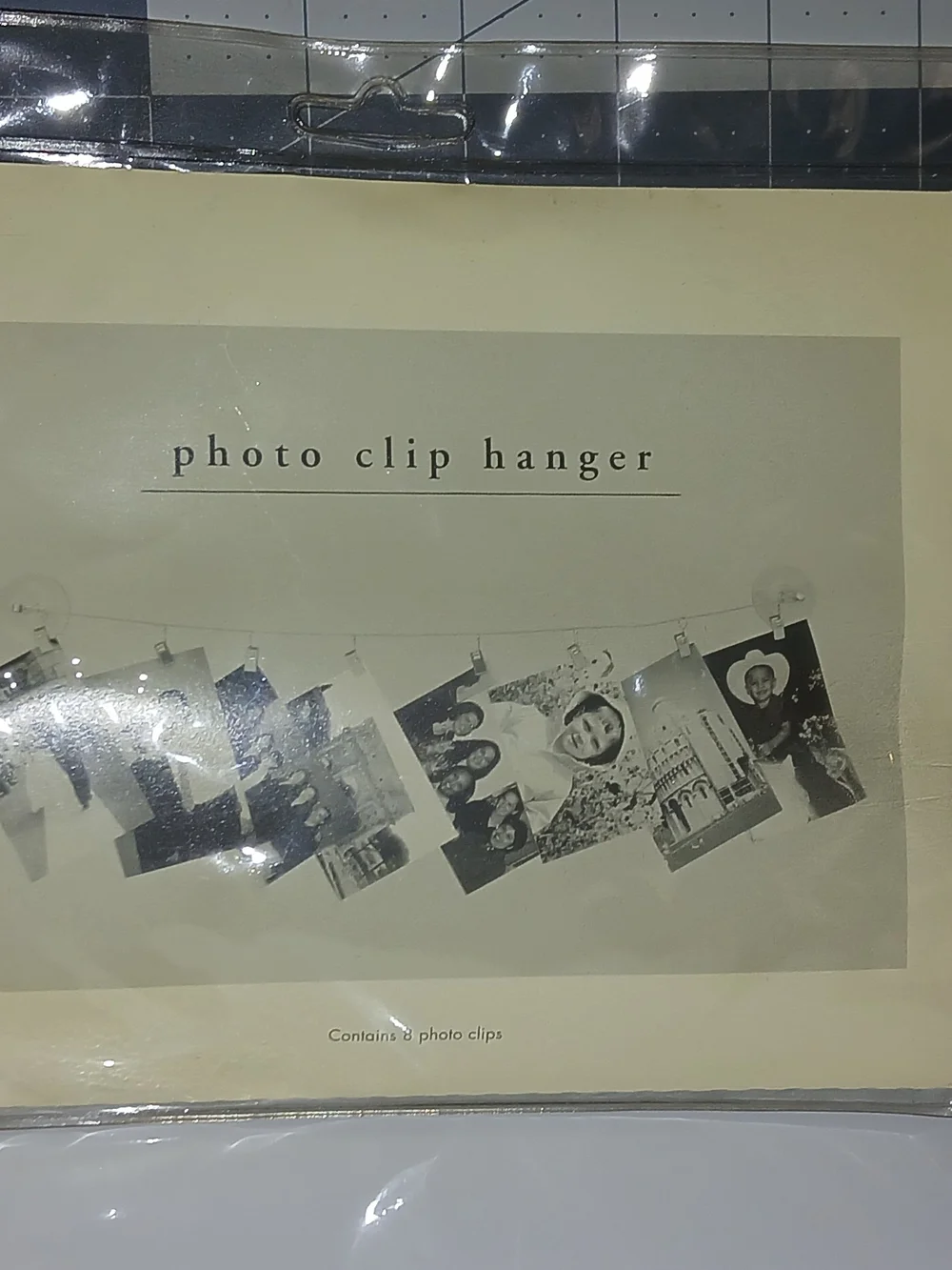 Photo Clip Hanger - Neutral Beige Display